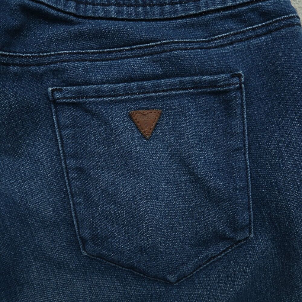 Guess Jeans Women's Size 31 Blue Mid-Rise Elastic Waist Jogger Denim 24" Inseam - Picture 13 of 15